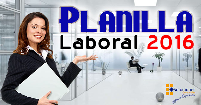 Planilla Laboral 2016  ONLINE