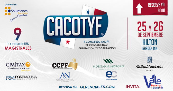 Anual de Contabilidad, Tributación y Fiscalización. CACOTYF - PANAMÁ 2019