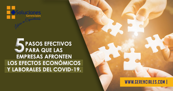 5 Pasos Efectivos para que las Empresas Afronten los Efectos Económicos y Laborales del Covid-19  ONLINE