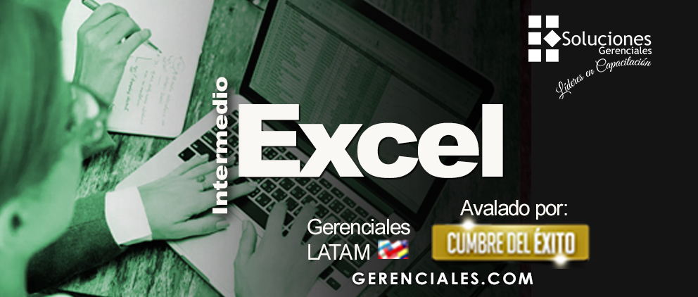 Excel Intermedio.  Online.