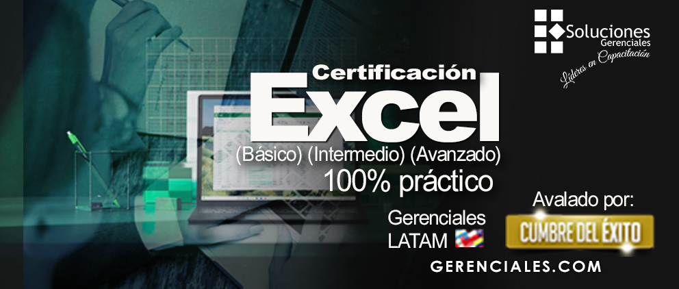 Excel (Básico) (Intermedio) (Avanzado)(100% Práctico) ONLINE